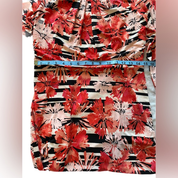 Ann Taylor Petite Pastel Patterned dress size small - Picture 3 of 11